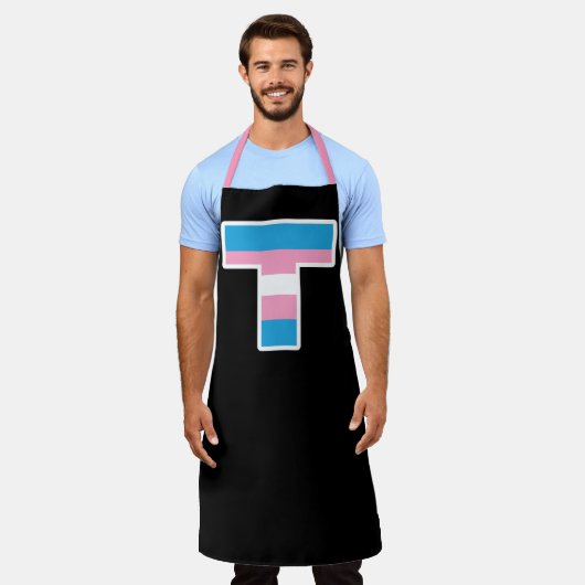 Trans Pride Capital T-Schort Schort (Gedragen)