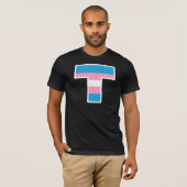 Trans Pride Capital T-shirt (Voorkant volledig)