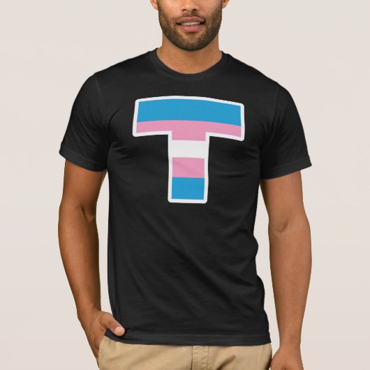 Trans Pride Capital T-T-shirt T-shirt (Voorkant)