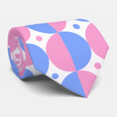 Trans Pride Circles Stropdas: vet en trots Stropdas (Opgerold)