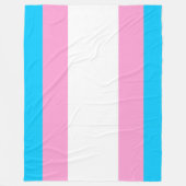 Trans Pride Cozy Fleece Deken (Voorkant)