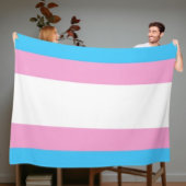 Trans Pride Cozy Fleece Deken