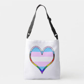 Trans Pride Crossbody Tas (Achterkant)