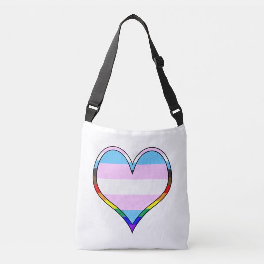 Trans Pride Crossbody Tas (Voorkant)