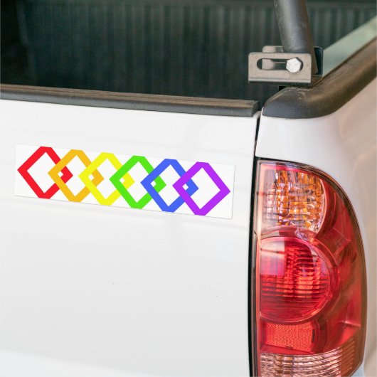 TRANS PRIDE DIAMONDS copy Bumpersticker (Op Truck)