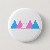 Trans Pride driehoekje Ronde Button 5,7 Cm (Voorkant)