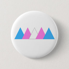 Trans Pride driehoekje Ronde Button 5,7 Cm