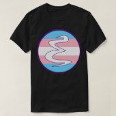 Trans Pride Emacs Logo T-shirt (Design voorkant)
