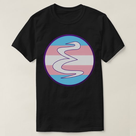 Trans Pride Emacs Logo T-shirt (Design voorkant)
