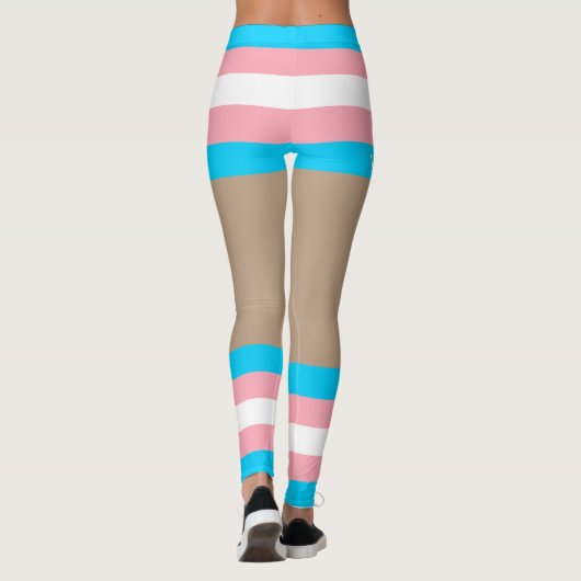 Trans Pride Faux Shorts & Benen Leggings (Achterkant)
