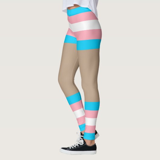Trans Pride Faux Shorts & Benen Leggings (Links)
