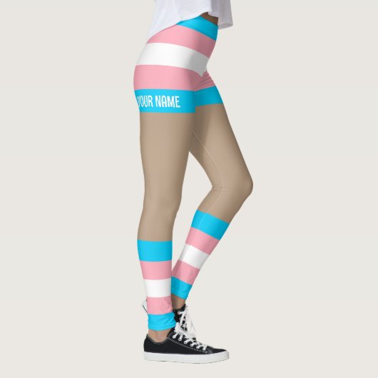 Trans Pride Faux Shorts & Benen Leggings (Rechts)