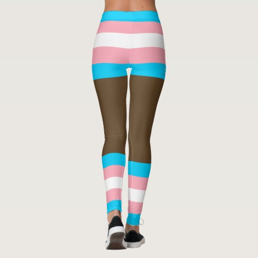 Trans Pride Faux Shorts & Benen Leggings (Achterkant)
