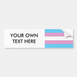 Trans Pride Flag Bumpersticker