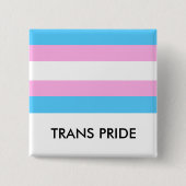 Trans Pride Flag Button (Voorkant)