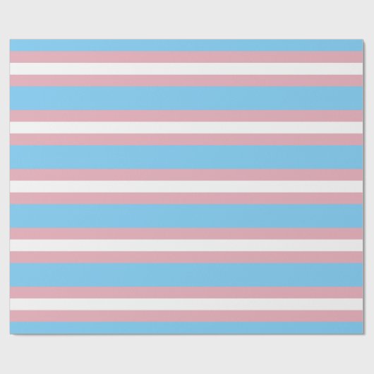 Trans Pride Flag Cadeaupapier (Vlak)