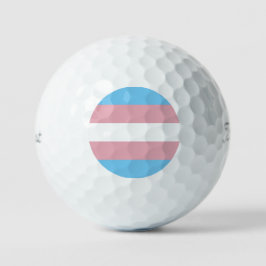 Trans Pride Flag Golfballen