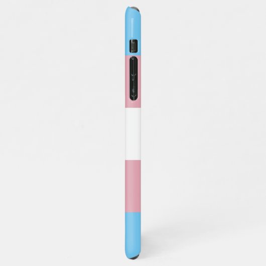 Trans Pride Flag iPhone Hoesje (Linkerkant)