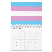 Trans Pride Flag Kalender (Feb 2027)