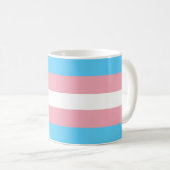 Trans Pride Flag Koffiemok (Voorkant rechts)