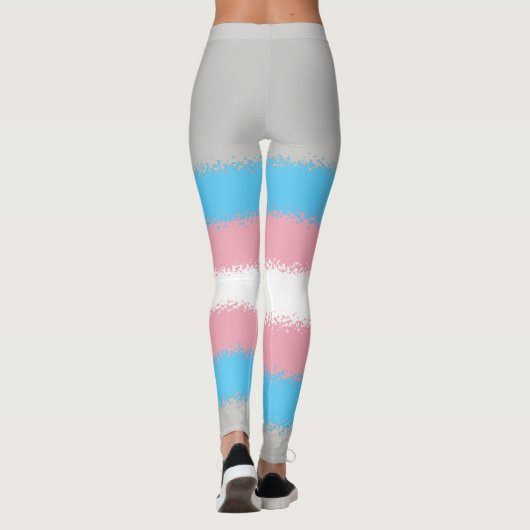Trans Pride Flag Leggings (Achterkant)