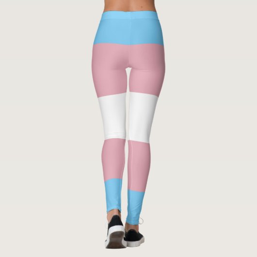 Trans Pride Flag Leggings (Achterkant)