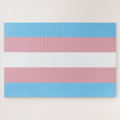 Trans Pride Flag Legpuzzel (Horizontaal)