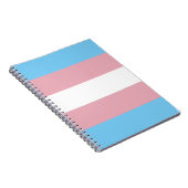 Trans Pride Flag Notitieboek (Rechterzijde)