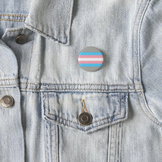 Trans Pride Flag Ronde Button 3,2 Cm (In situ)