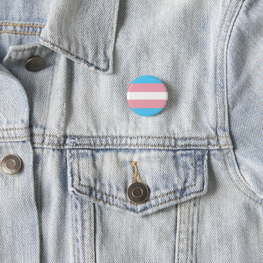 Trans Pride Flag Ronde Button 3,2 Cm (In situ)