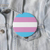 Trans Pride Flag Ronde Button 4,0 Cm (In situ)
