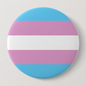 Trans Pride Flag Ronde Button 4,0 Cm (Voorkant)