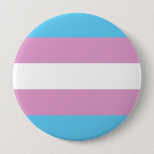 Trans Pride Flag Ronde Button 4,0 Cm (Voorkant)