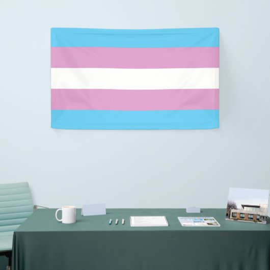 Trans Pride Flag Spandoek (Beurs)