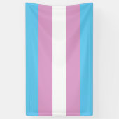 Trans Pride Flag Spandoek (Verticaal)