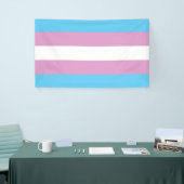 Trans Pride Flag Spandoek (Beurs)