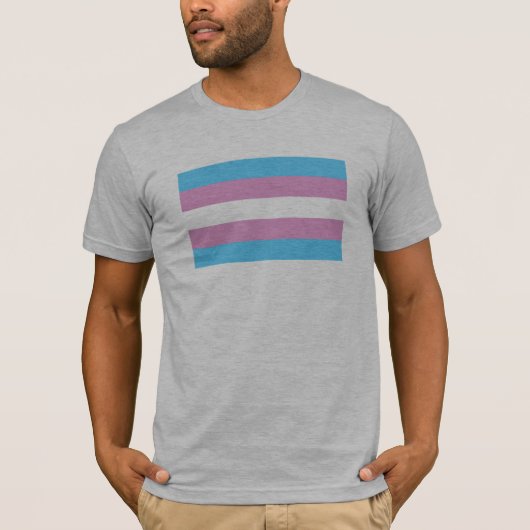 Trans Pride Flag T-shirt (Voorkant)