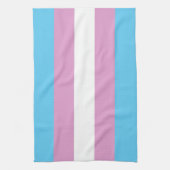 Trans Pride Flag Theedoek (Verticaal)