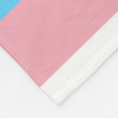 Trans Pride. Fleece Deken (Hoek)
