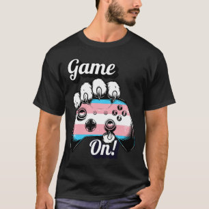 Trans Pride Game Aan Tijgerpoot Controller Shirt 2