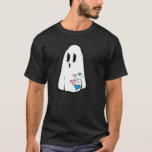 Trans Pride Ghost T-shirt (Voorkant)