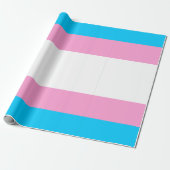 Trans Pride Gift Wrap Cadeaupapier (Uitgerold)