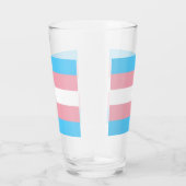 Trans Pride. Glas (Rechts)