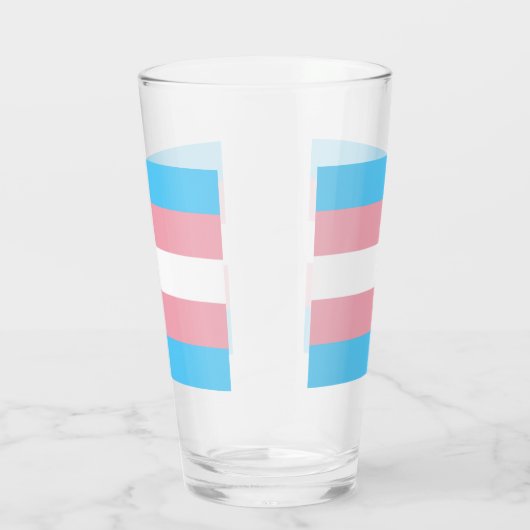 Trans Pride. Glas (Rechts)