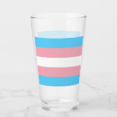 Trans Pride. Glas (Voorkant)