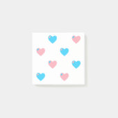 Trans Pride Harten Post-it Notities Post-it® Notes (Voorkant)