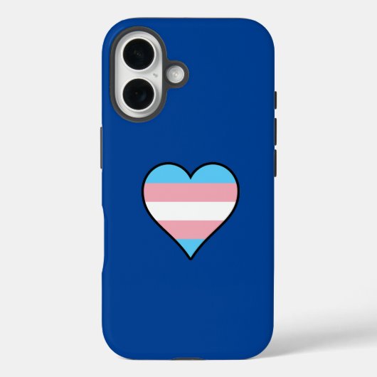 Trans Pride Heart Case-Mate iPhone Case (Achterkant)