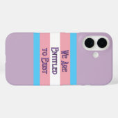 Trans Pride Heart Hoesje-Mate iPhone Case (Achterkant (horizontaal))