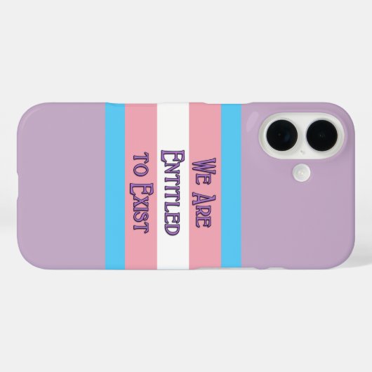 Trans Pride Heart Hoesje-Mate iPhone Case (Achterkant (horizontaal))