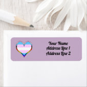 Trans Pride Heart Label (Insitu)